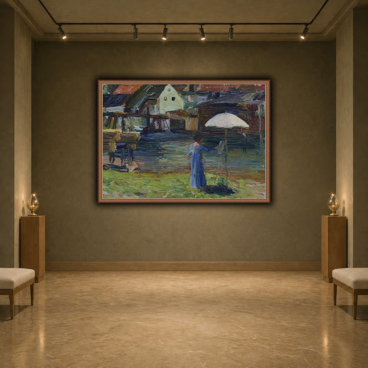 Kandinsky_-_Gabriele_Münter_beim_Malen_in_Kallmünz earth-agallery