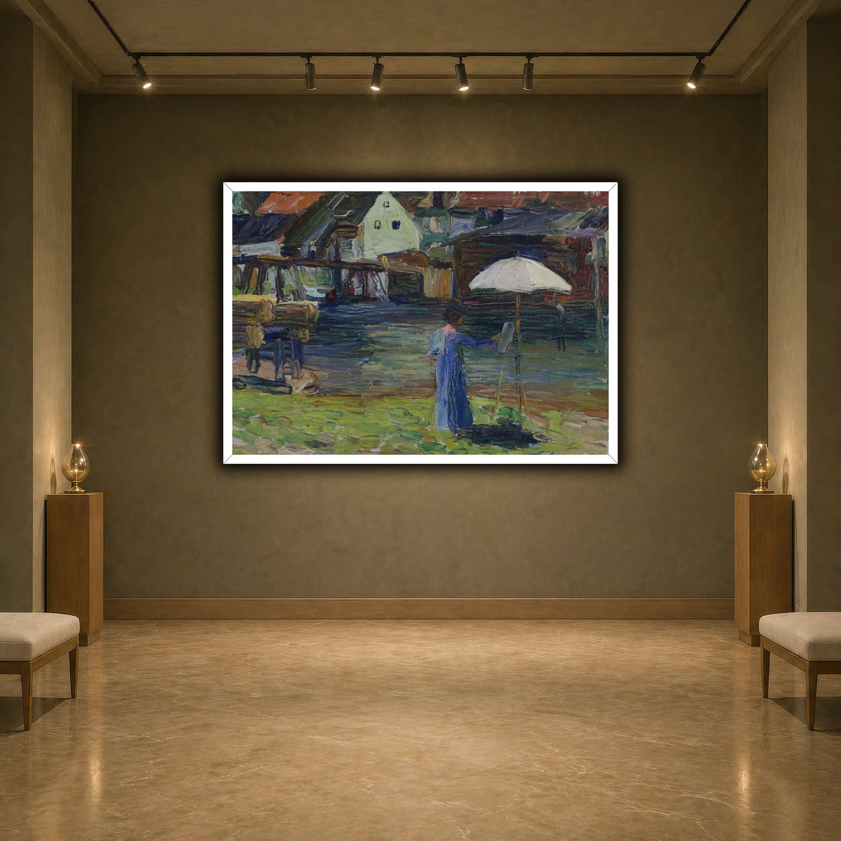 Kandinsky_-_Gabriele_Münter_beim_Malen_in_Kallmünz earth-agallery