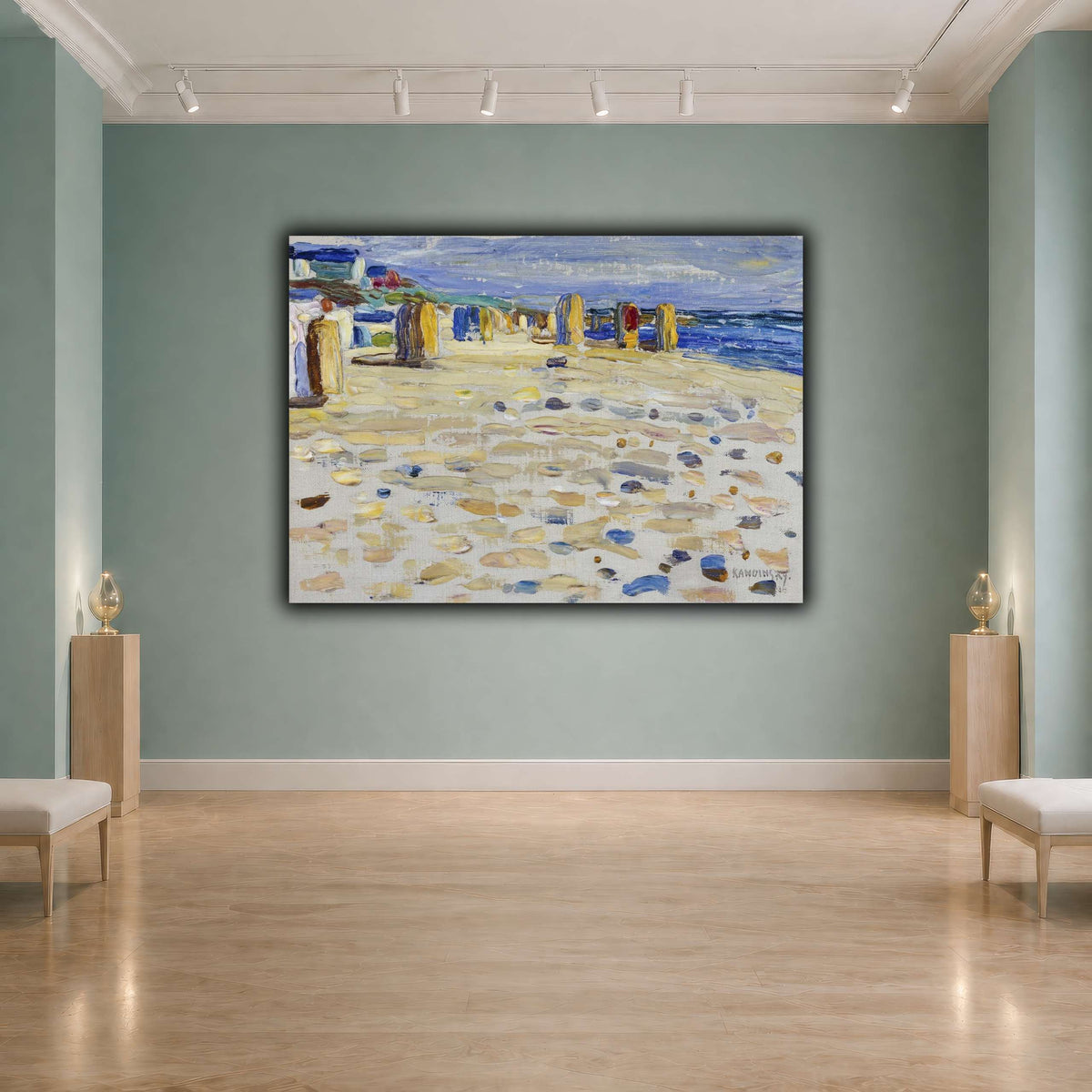 Kandinsky_-_Holland_–_Strandkörbe,_Mai-Juni_1904 cool-agallery