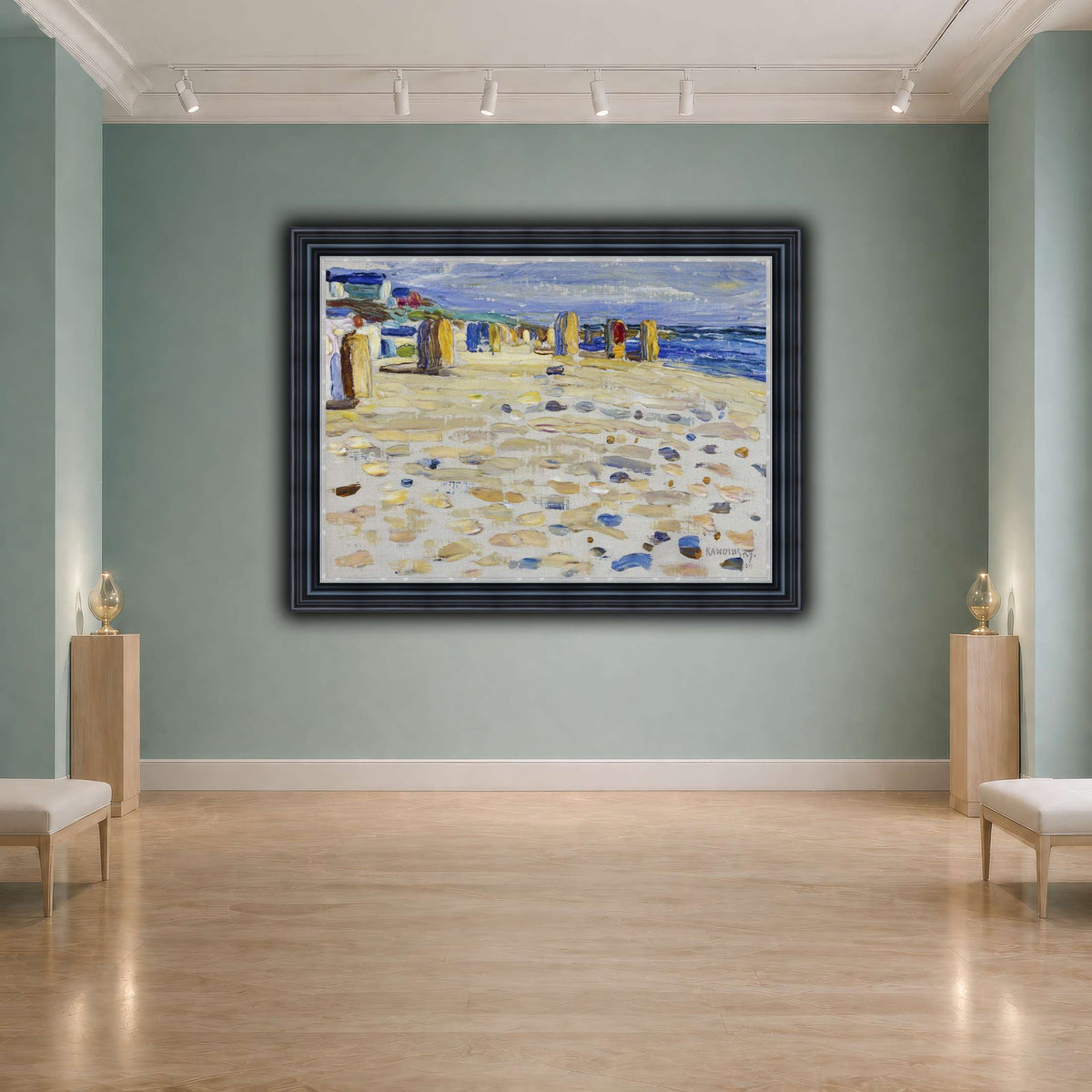 Kandinsky_-_Holland_–_Strandkörbe,_Mai-Juni_1904 cool-agallery