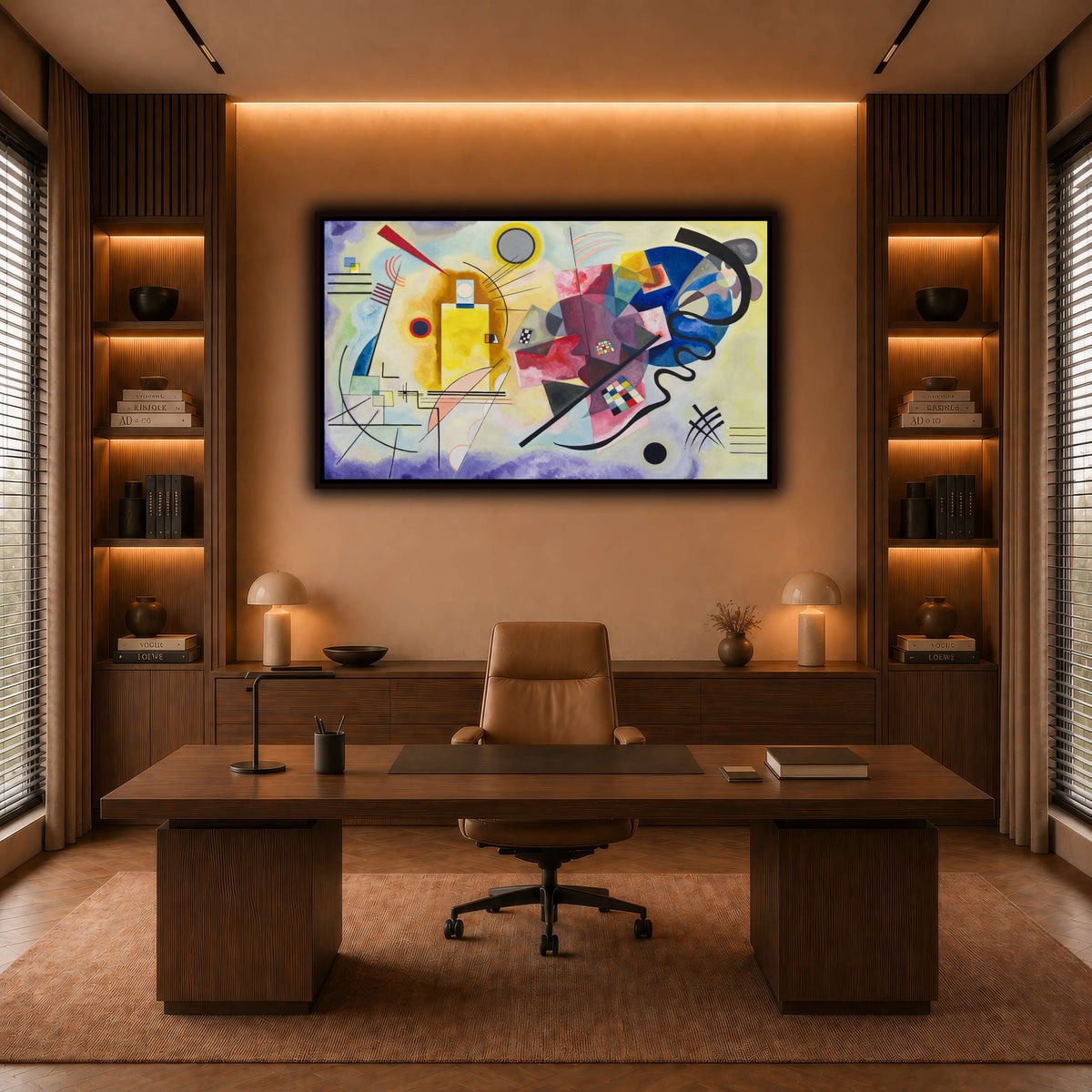Kandinsky_-_Jaune_Rouge_Bleu warm-office