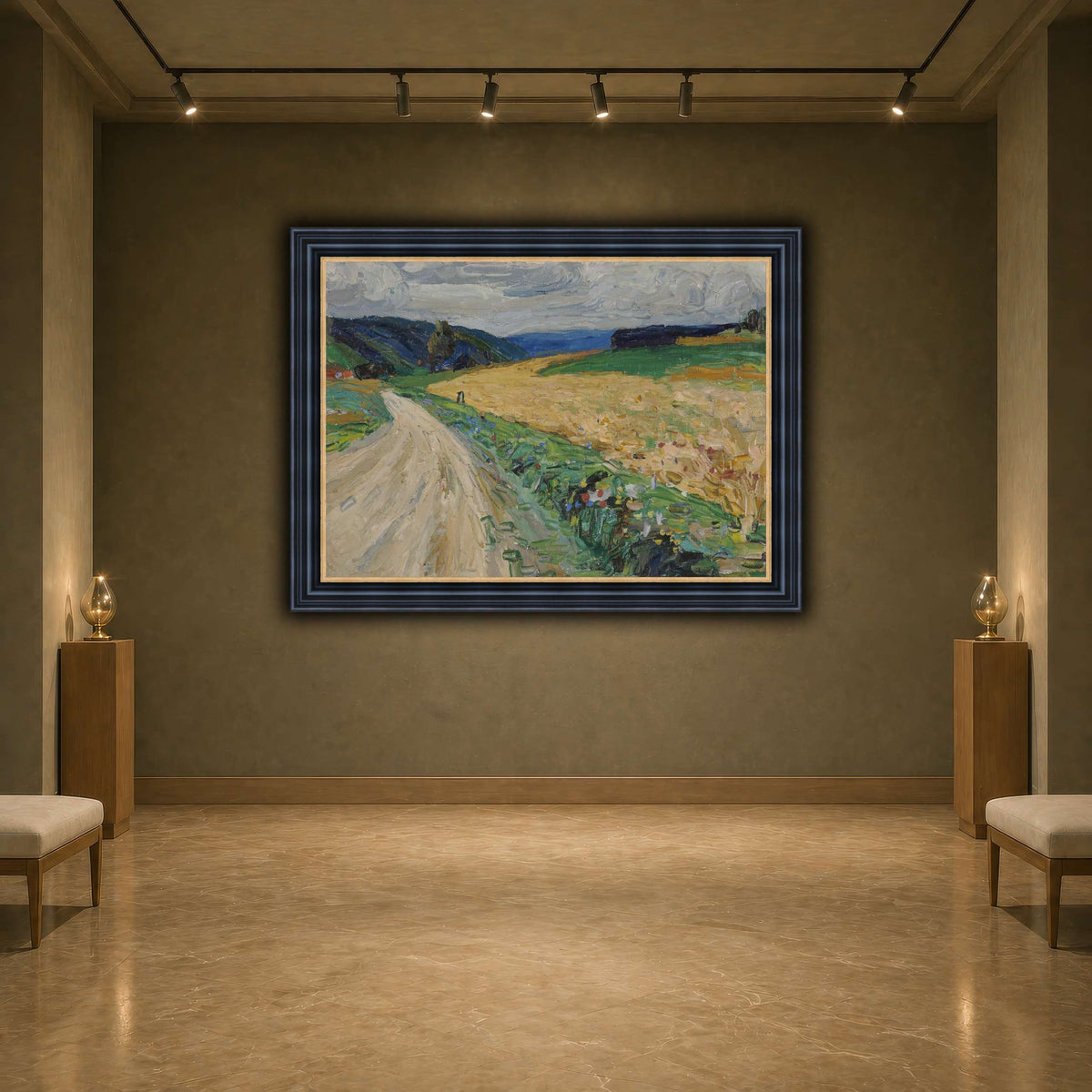Kandinsky_-_Kallmünz_–_Naturstudie_zur_gelben_Postkutsche,_Sommer_1903 earth-agallery