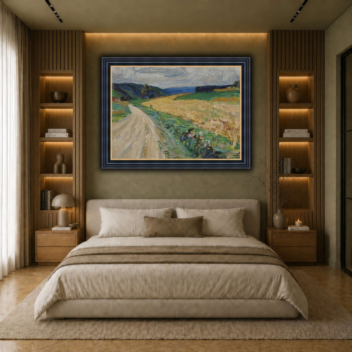 Kandinsky_-_Kallmünz_–_Naturstudie_zur_gelben_Postkutsche,_Sommer_1903 earth-bedroom