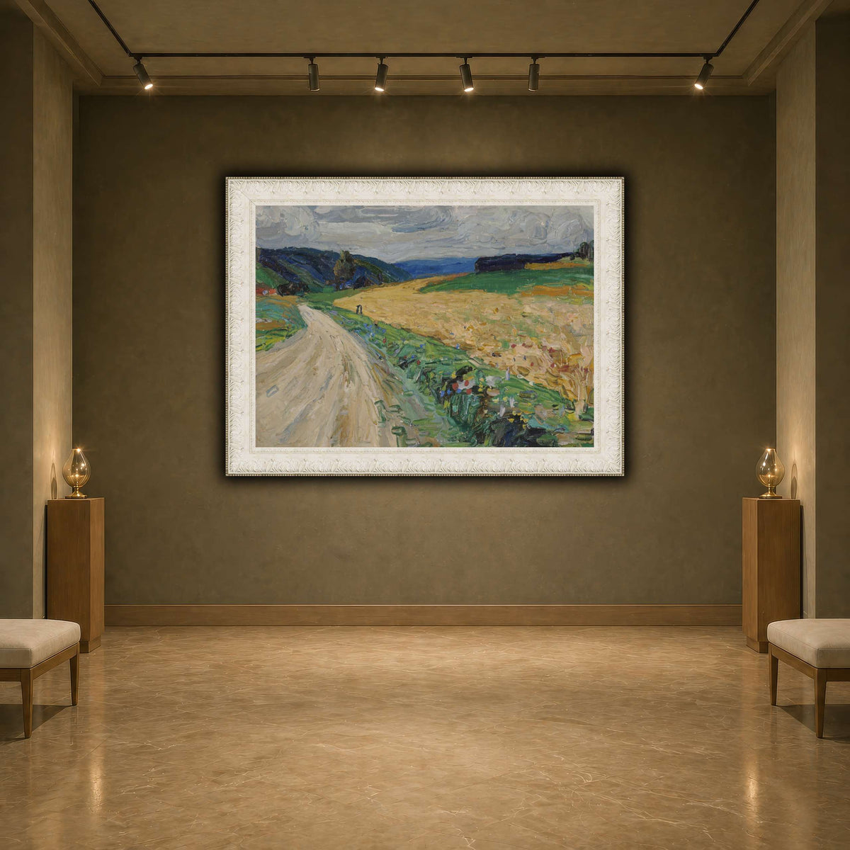 Kandinsky_-_Kallmünz_–_Naturstudie_zur_gelben_Postkutsche,_Sommer_1903 earth-agallery