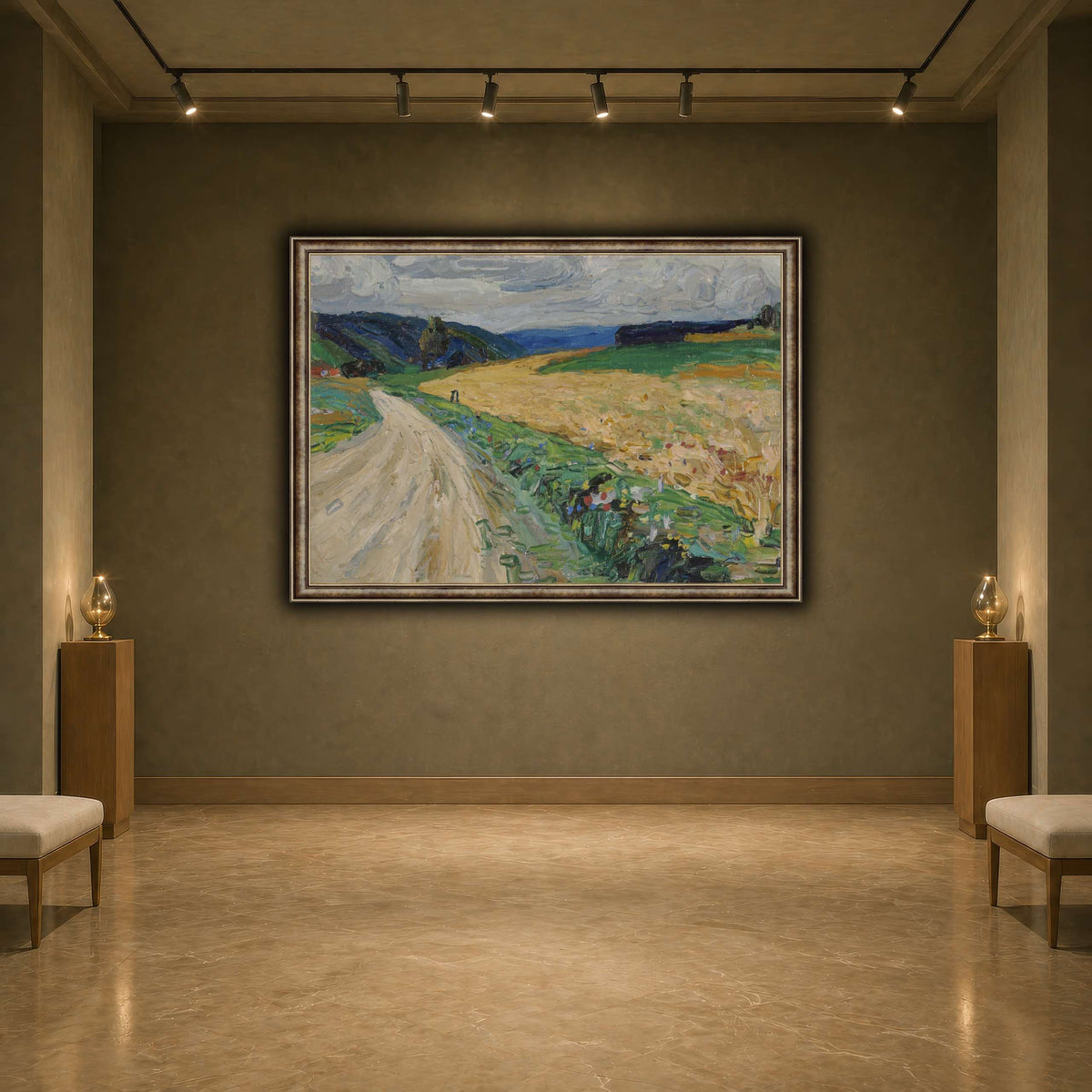 Kandinsky_-_Kallmünz_–_Naturstudie_zur_gelben_Postkutsche,_Sommer_1903 earth-agallery