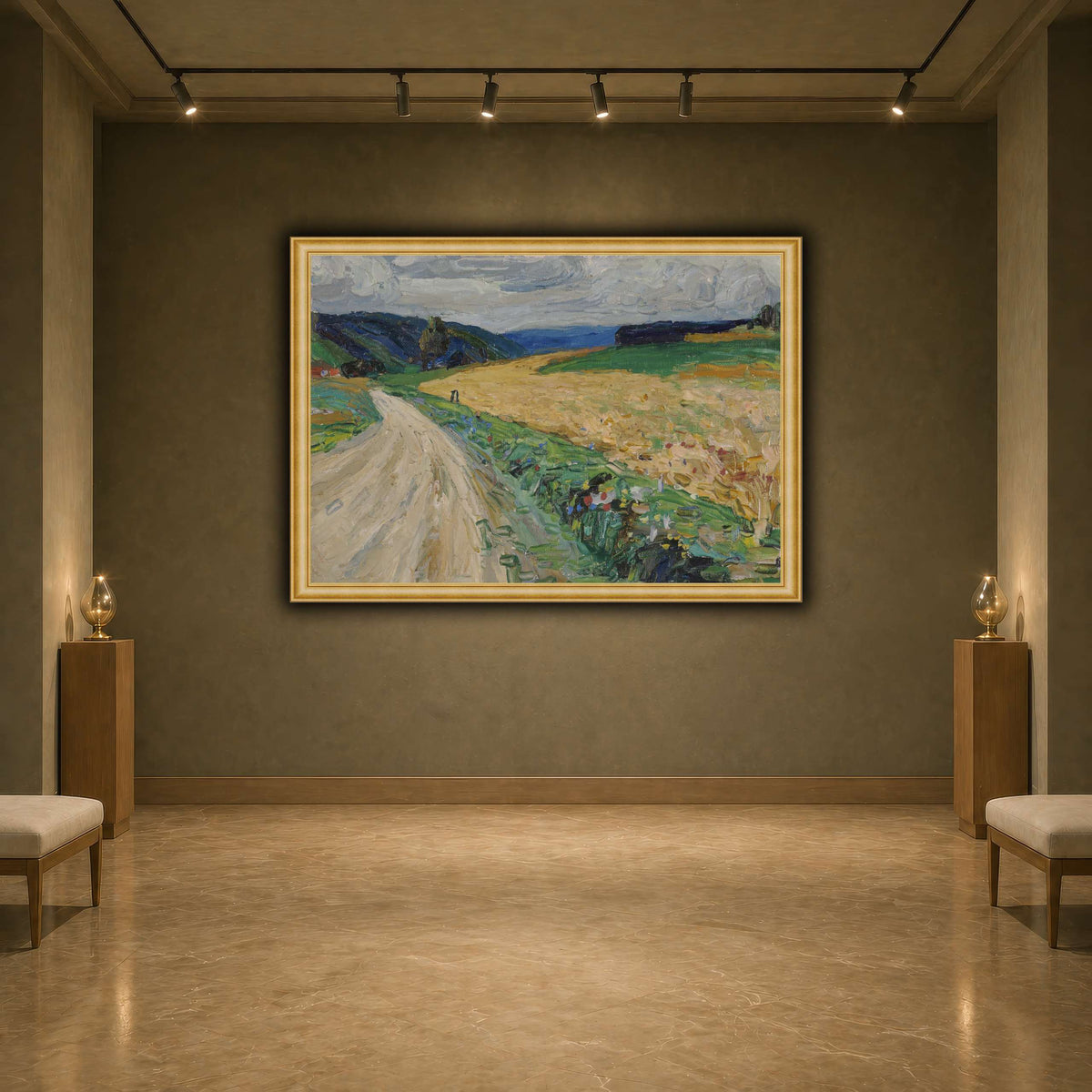 Kandinsky_-_Kallmünz_–_Naturstudie_zur_gelben_Postkutsche,_Sommer_1903 earth-agallery