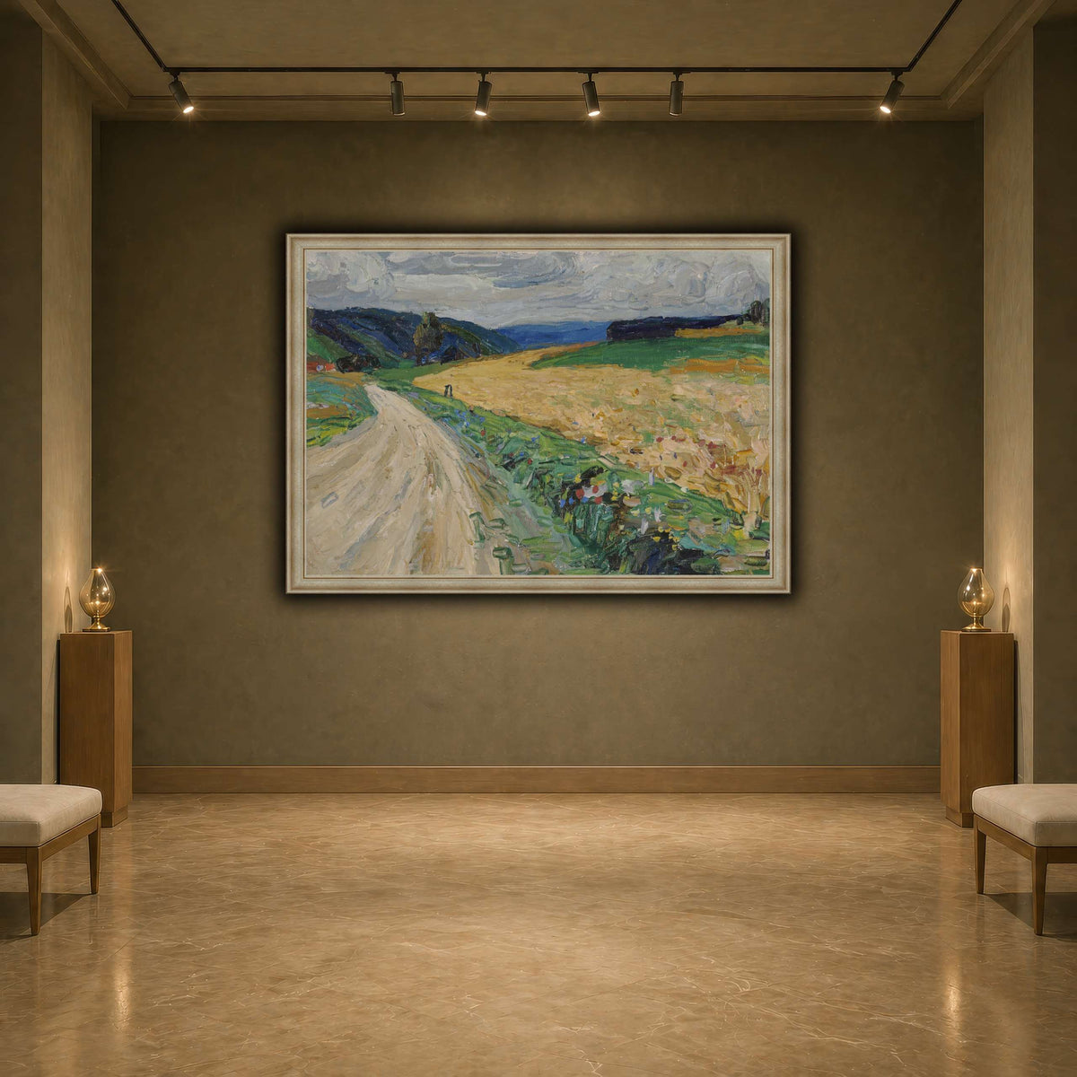 Kandinsky_-_Kallmünz_–_Naturstudie_zur_gelben_Postkutsche,_Sommer_1903 earth-agallery