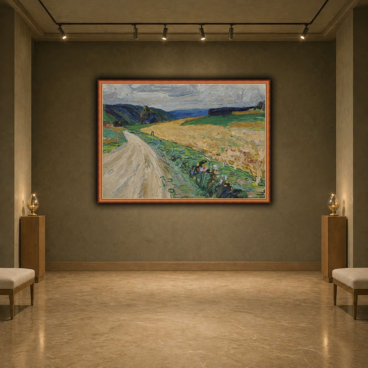 Kandinsky_-_Kallmünz_–_Naturstudie_zur_gelben_Postkutsche,_Sommer_1903 earth-agallery