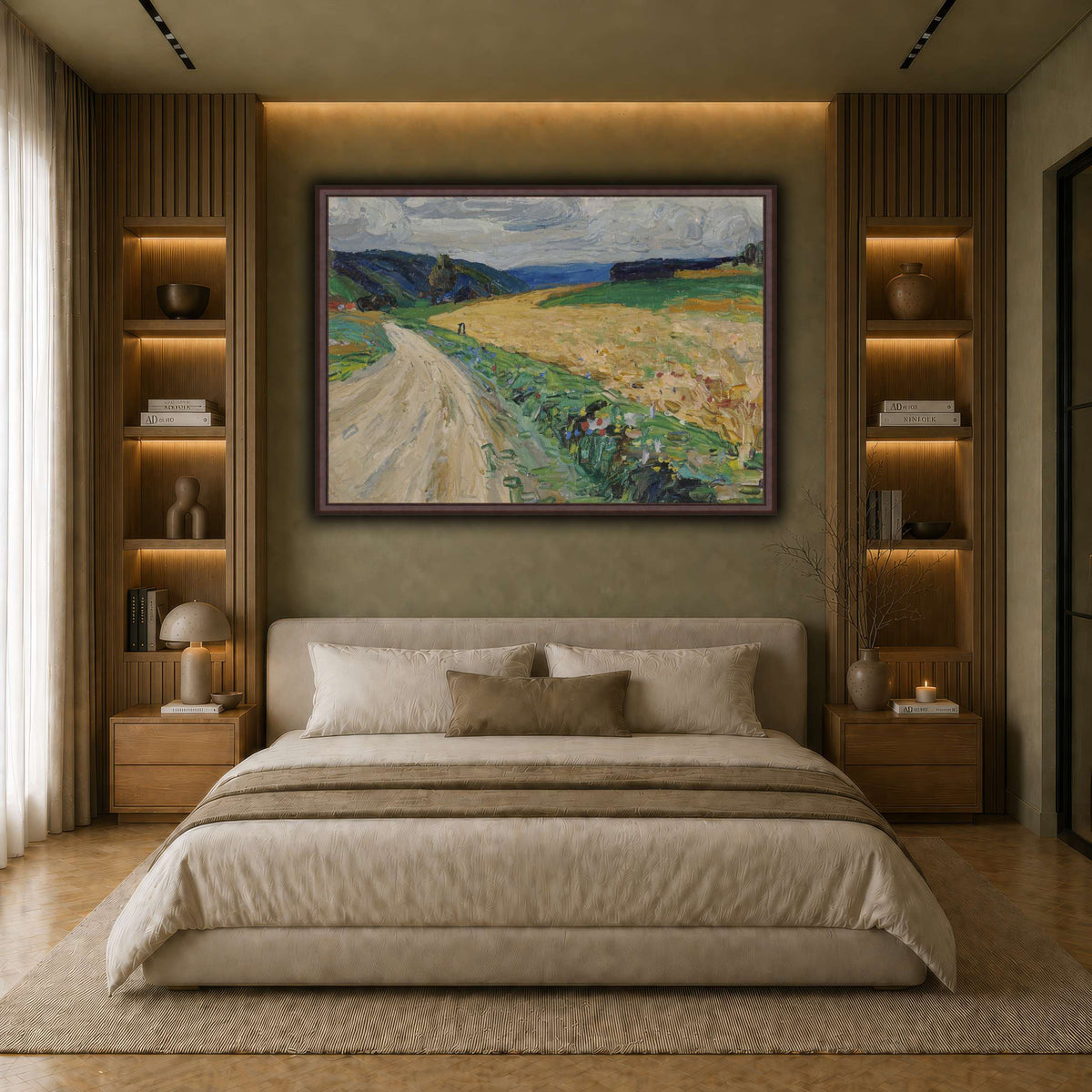 Kandinsky_-_Kallmünz_–_Naturstudie_zur_gelben_Postkutsche,_Sommer_1903 earth-bedroom
