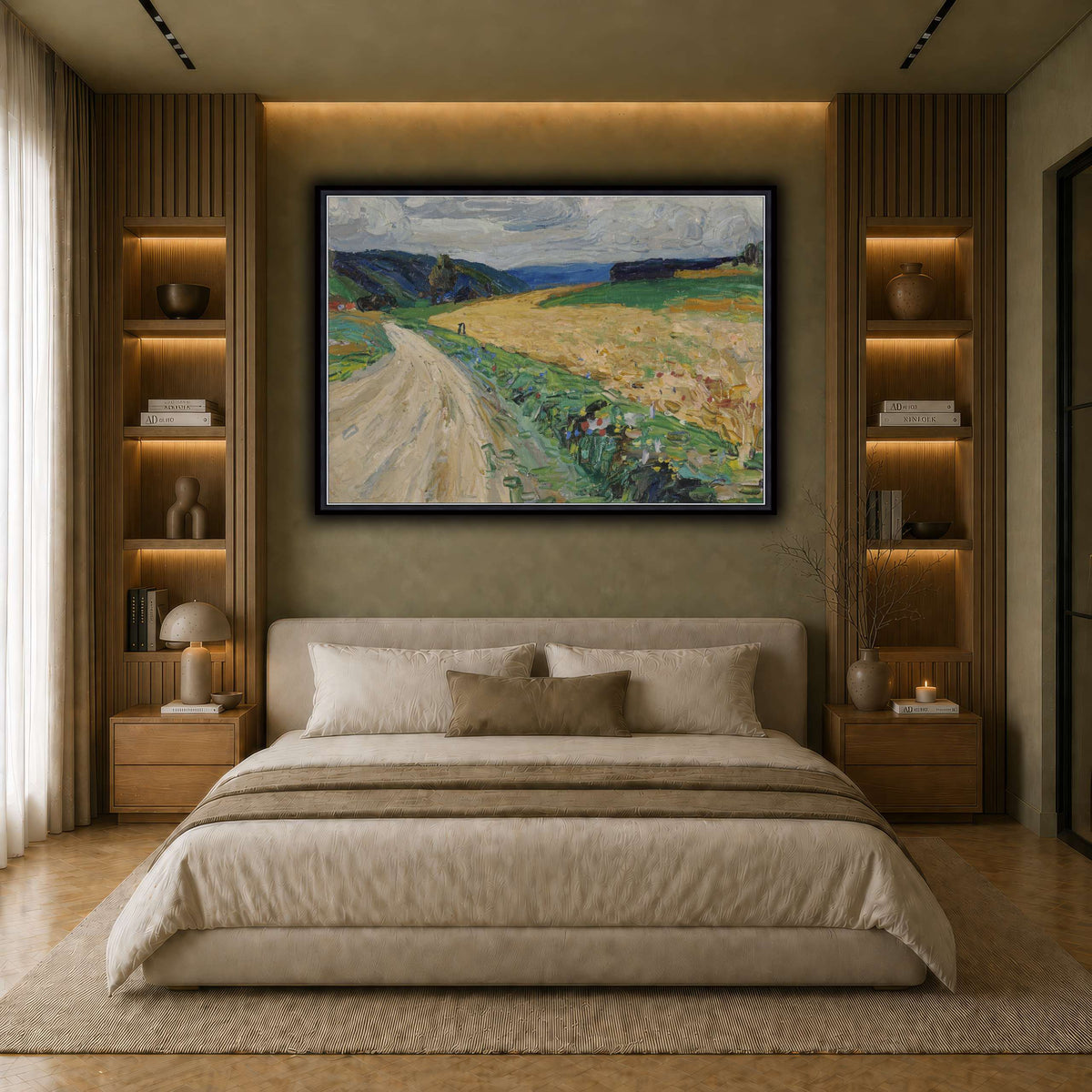 Kandinsky_-_Kallmünz_–_Naturstudie_zur_gelben_Postkutsche,_Sommer_1903 earth-bedroom