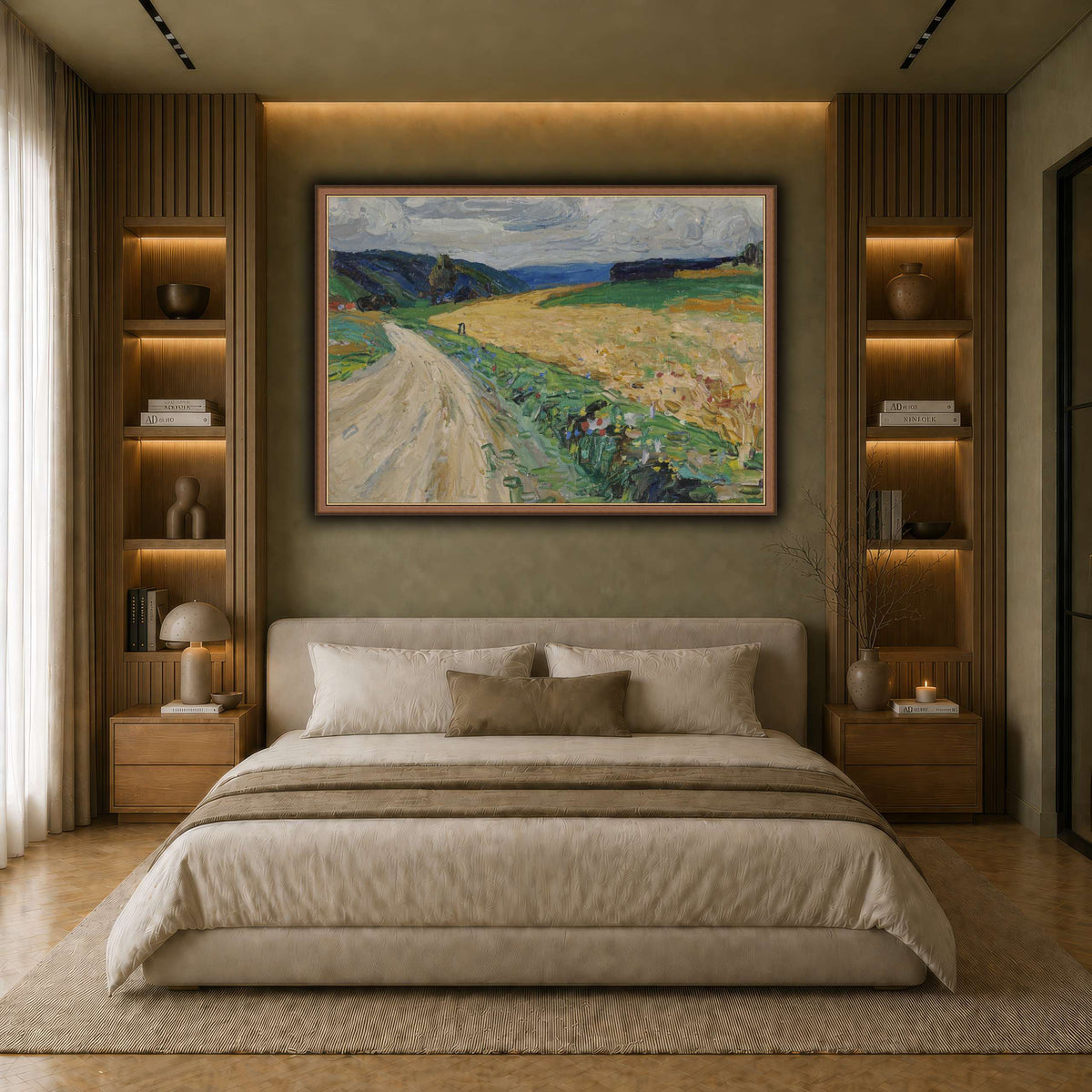 Kandinsky_-_Kallmünz_–_Naturstudie_zur_gelben_Postkutsche,_Sommer_1903 earth-bedroom