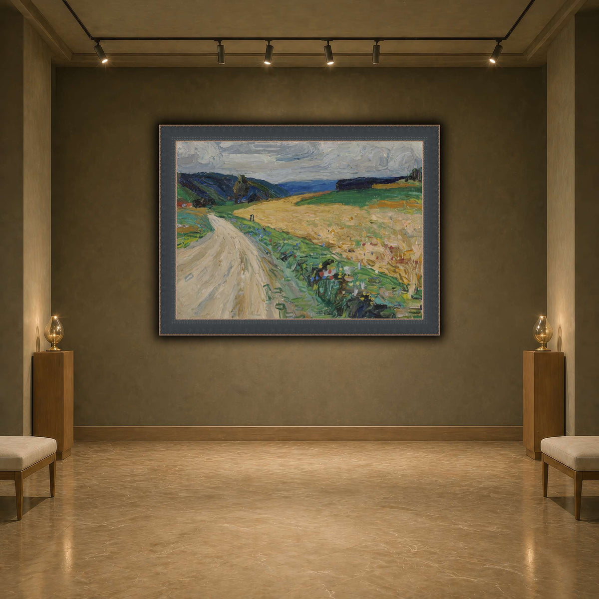 Kandinsky_-_Kallmünz_–_Naturstudie_zur_gelben_Postkutsche,_Sommer_1903 earth-agallery