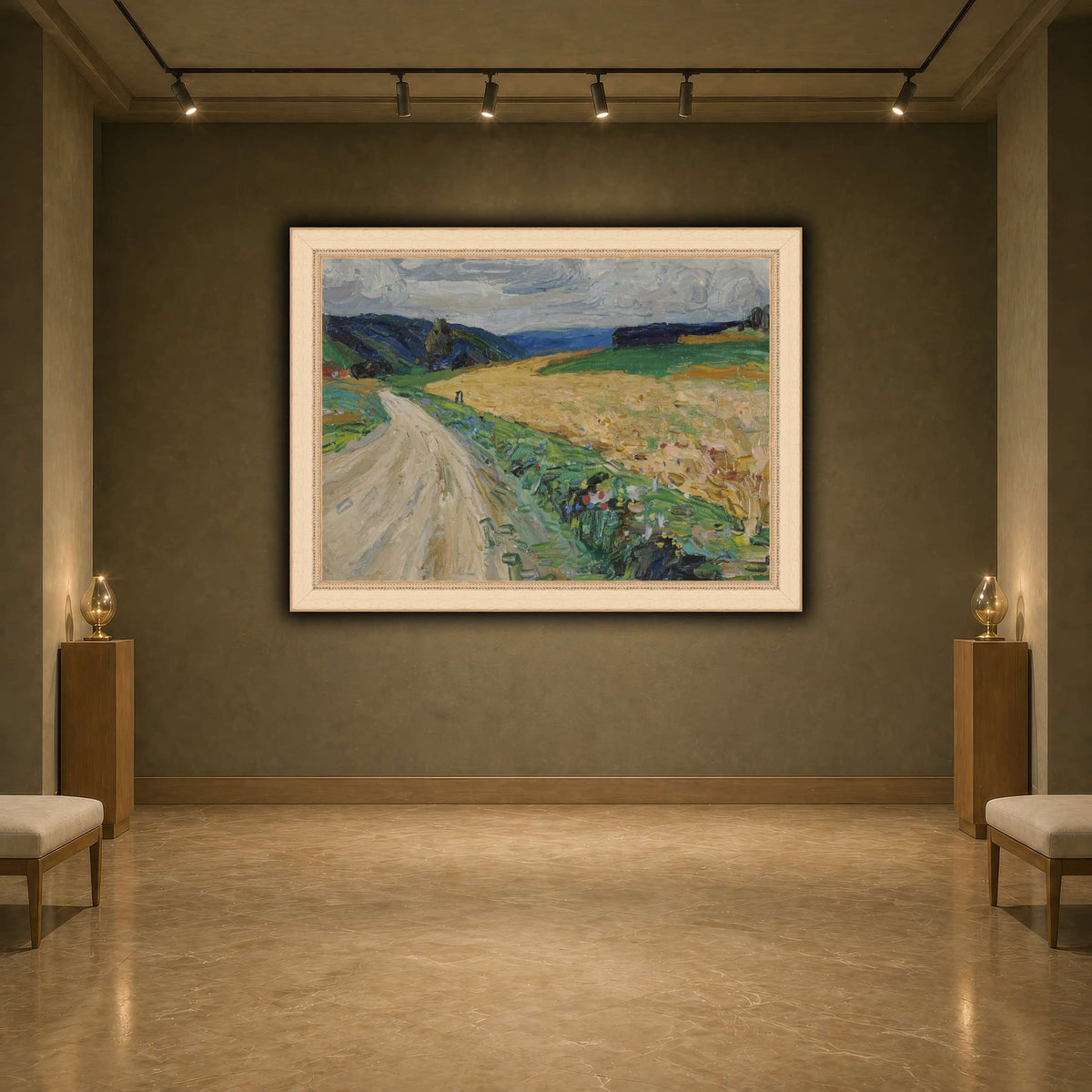 Kandinsky_-_Kallmünz_–_Naturstudie_zur_gelben_Postkutsche,_Sommer_1903 earth-agallery