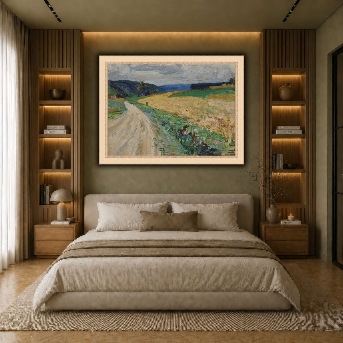 Kandinsky_-_Kallmünz_–_Naturstudie_zur_gelben_Postkutsche,_Sommer_1903 earth-bedroom