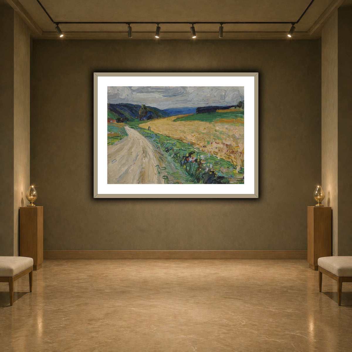 Kandinsky_-_Kallmünz_–_Naturstudie_zur_gelben_Postkutsche,_Sommer_1903 earth-agallery