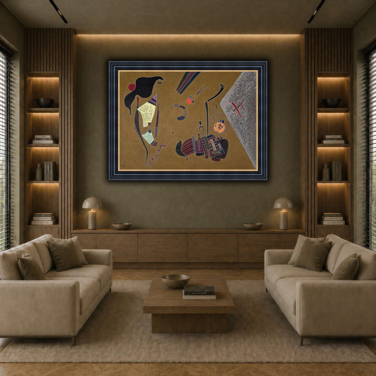 Kandinsky_-_Le_Petit_rond_rouge,_1944 earth-living room