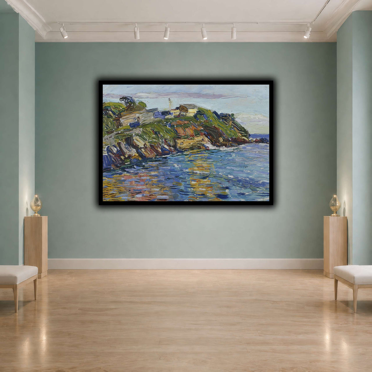 Kandinsky_-_Rapallo_–_Bucht,_Anfang_1906 cool-agallery