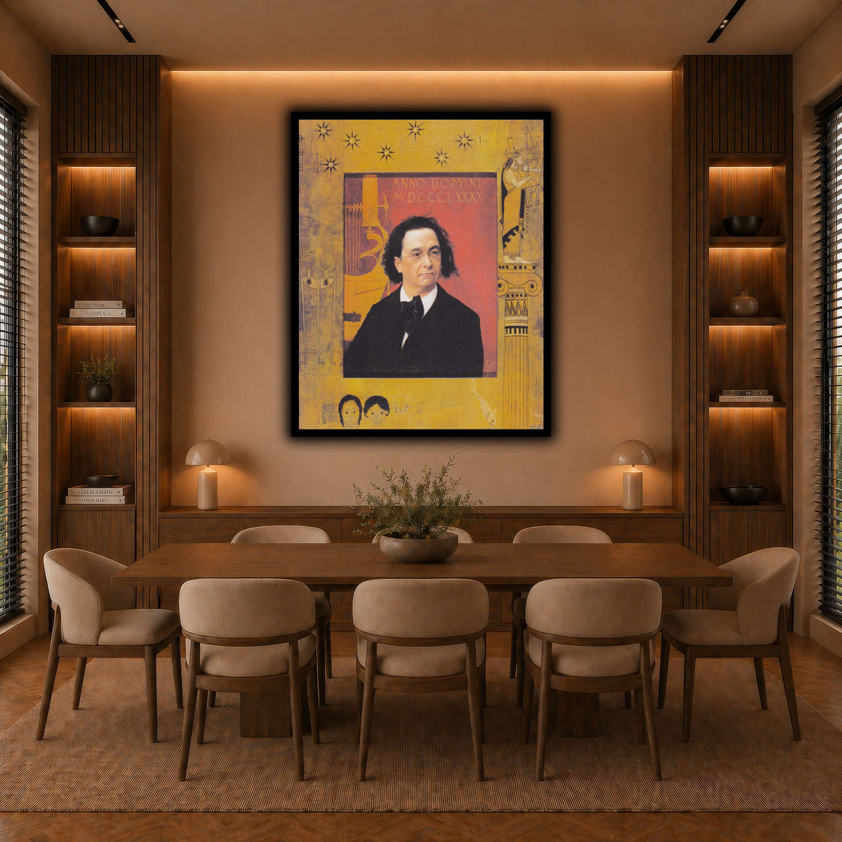 Klimt_-_Bildnis_Joseph_Pembauer warm-dining room