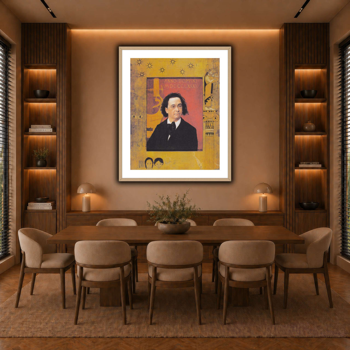 Klimt_-_Bildnis_Joseph_Pembauer warm-dining room