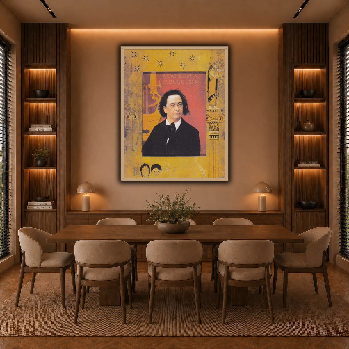 Klimt_-_Bildnis_Joseph_Pembauer warm-dining room