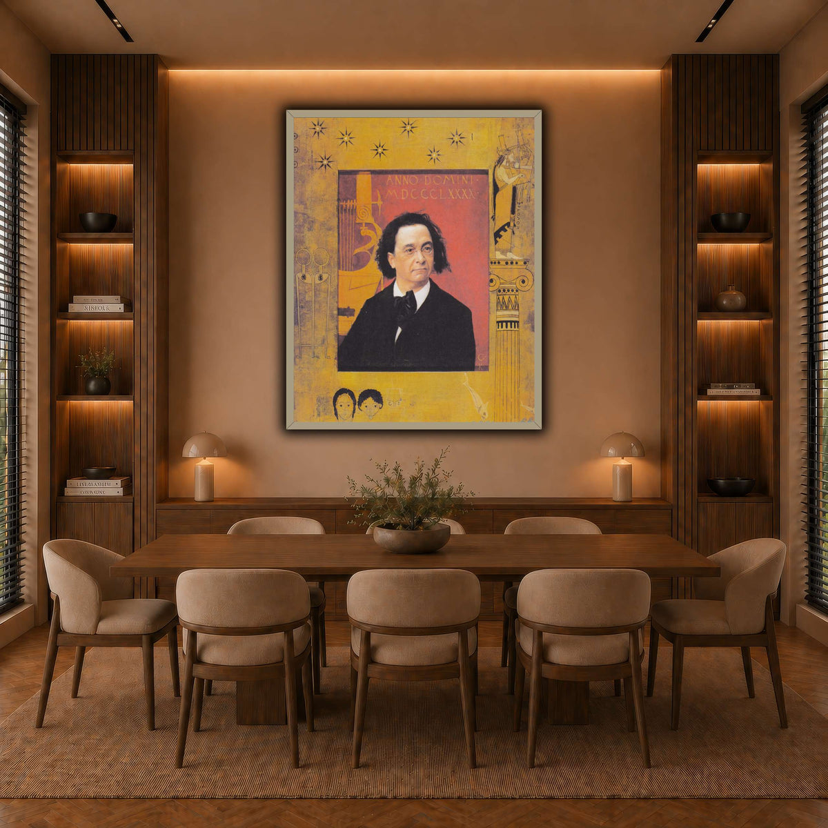 Klimt_-_Bildnis_Joseph_Pembauer warm-dining room