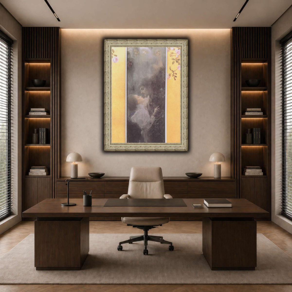 Klimt_-_Liebe_-_1895 dark neutral-office
