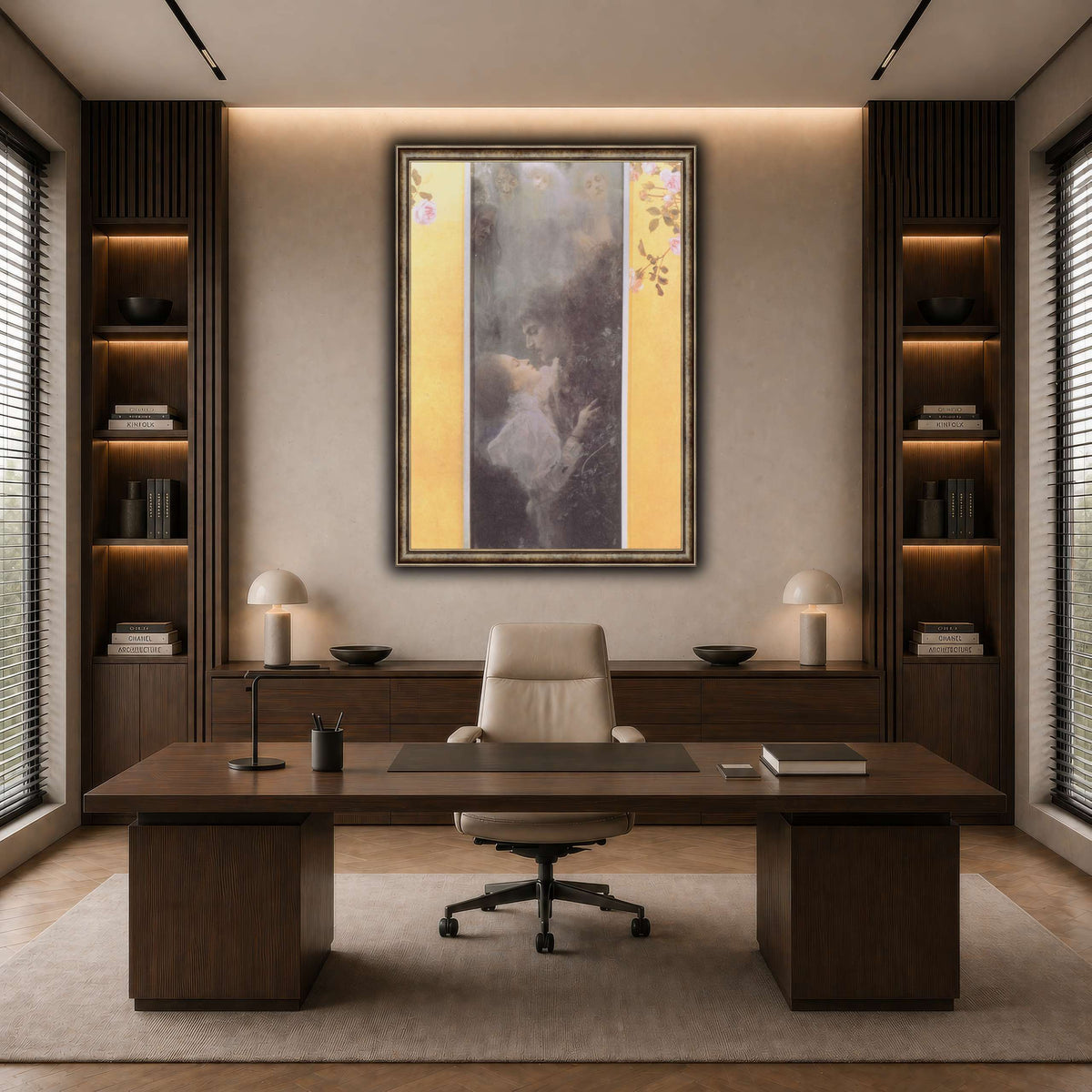 Klimt_-_Liebe_-_1895 dark neutral-office