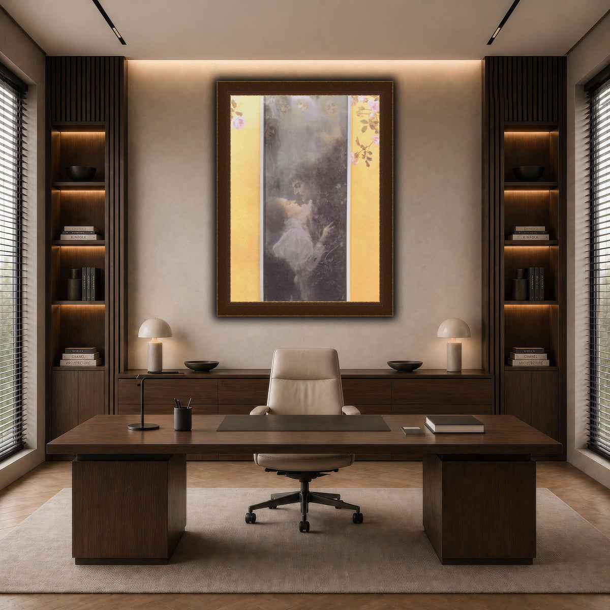 Klimt_-_Liebe_-_1895 dark neutral-office