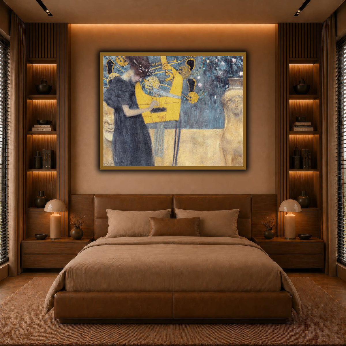 Klimt_-_Musik1 warm-bedroom