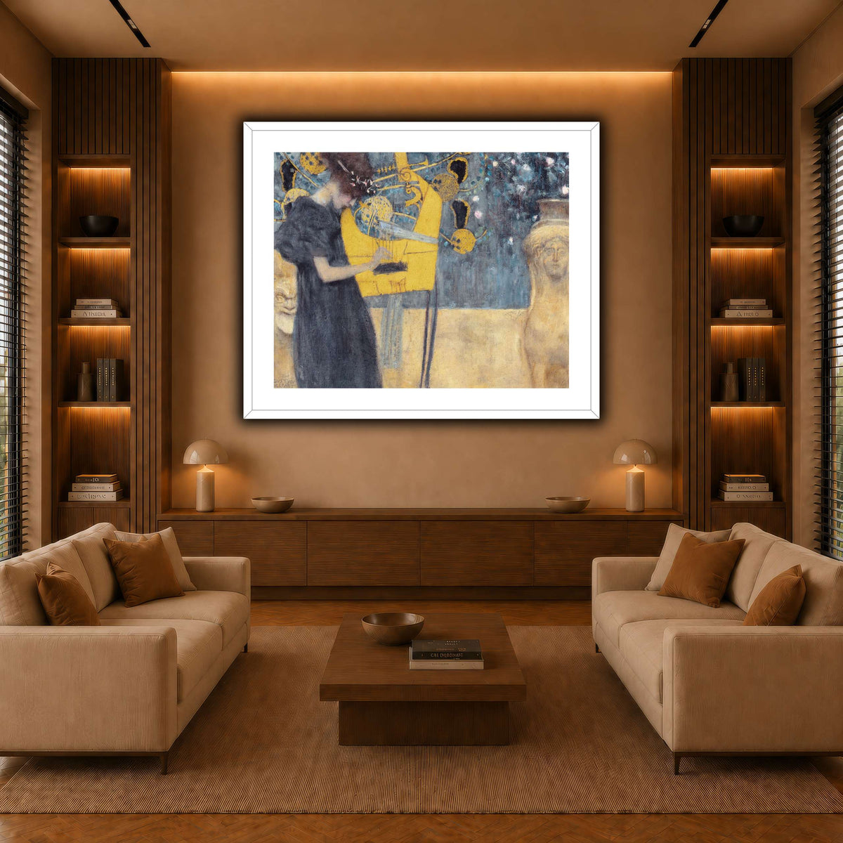 Klimt_-_Musik1 warm-living-room