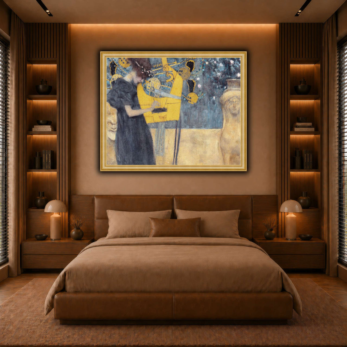 Klimt_-_Musik1 warm-bedroom