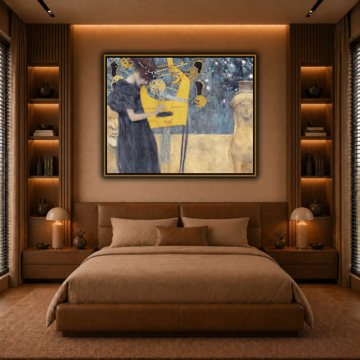 Klimt_-_Musik1 warm-bedroom