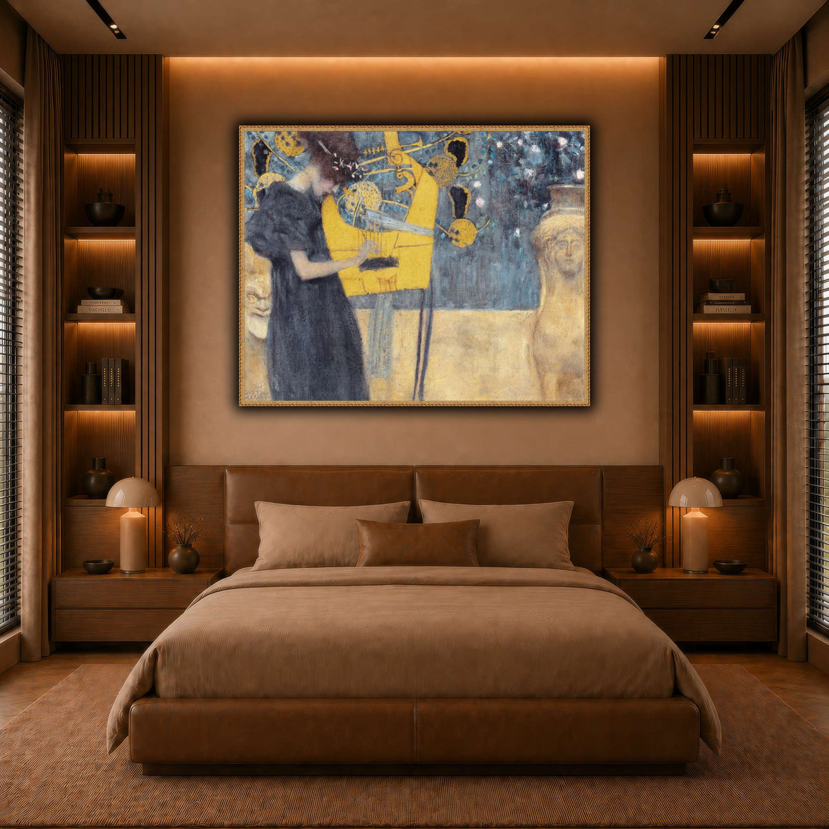 Klimt_-_Musik1 warm-bedroom