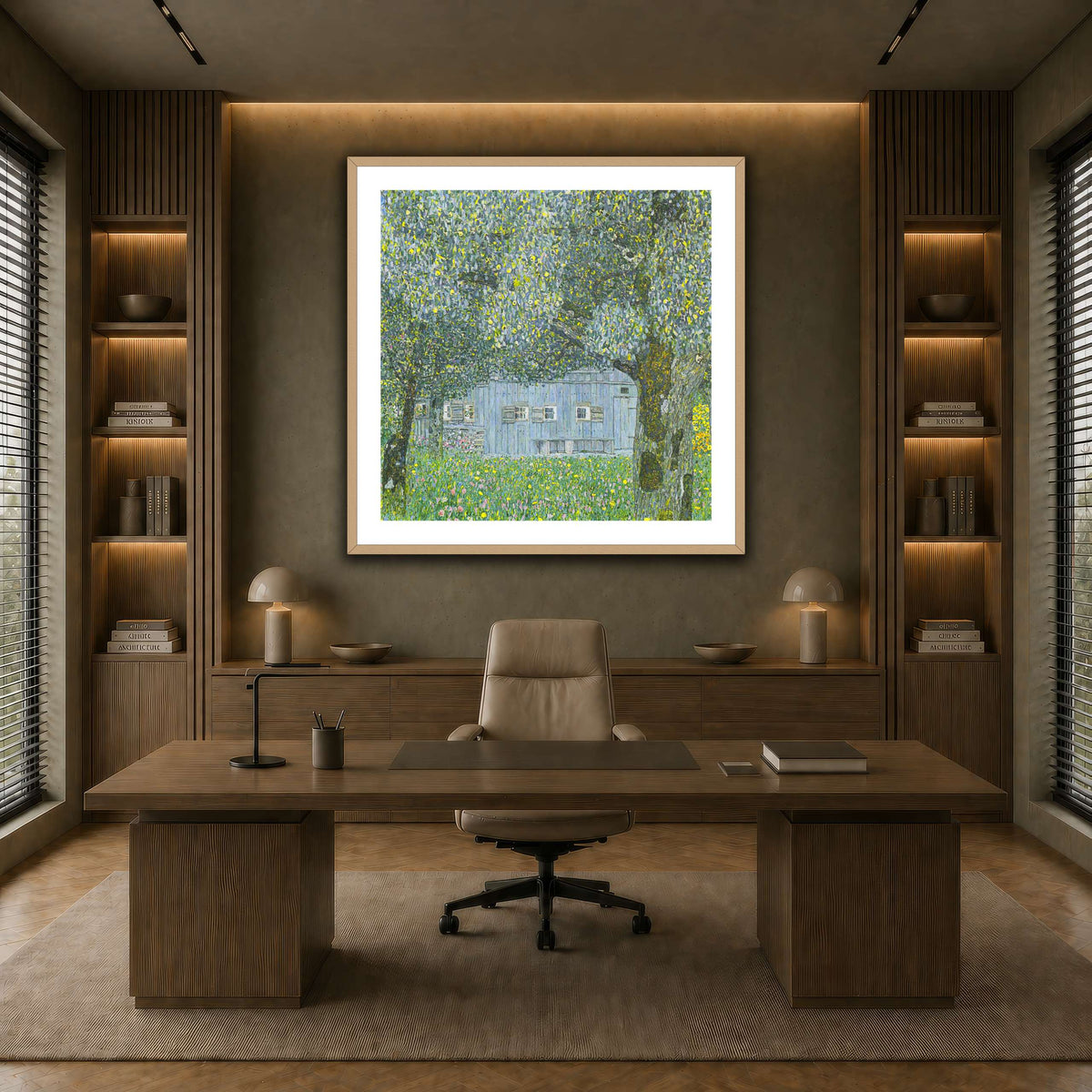 Klimt_-_Oberösterreichisches_Bauernhaus earth-office