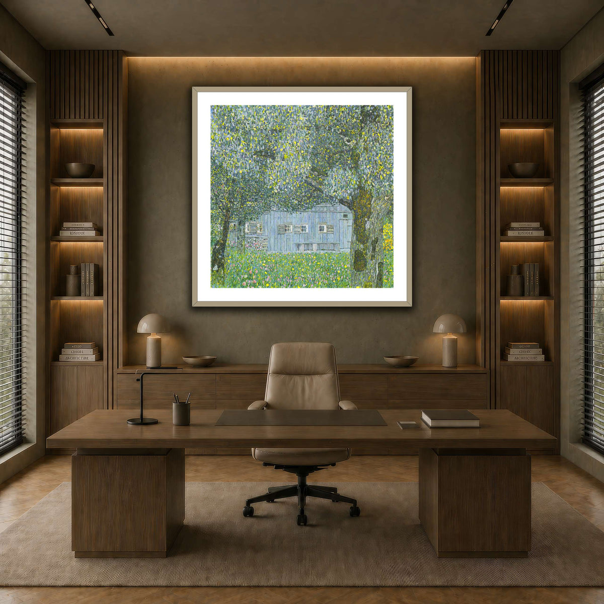 Klimt_-_Oberösterreichisches_Bauernhaus earth-office