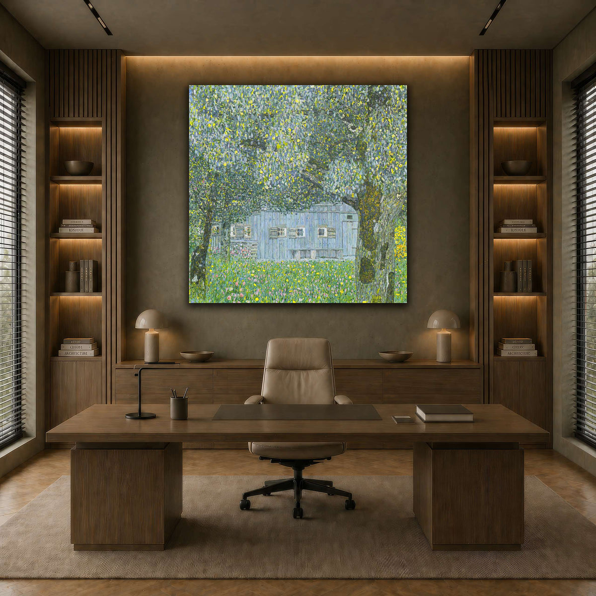 Klimt_-_Oberösterreichisches_Bauernhaus earth-office