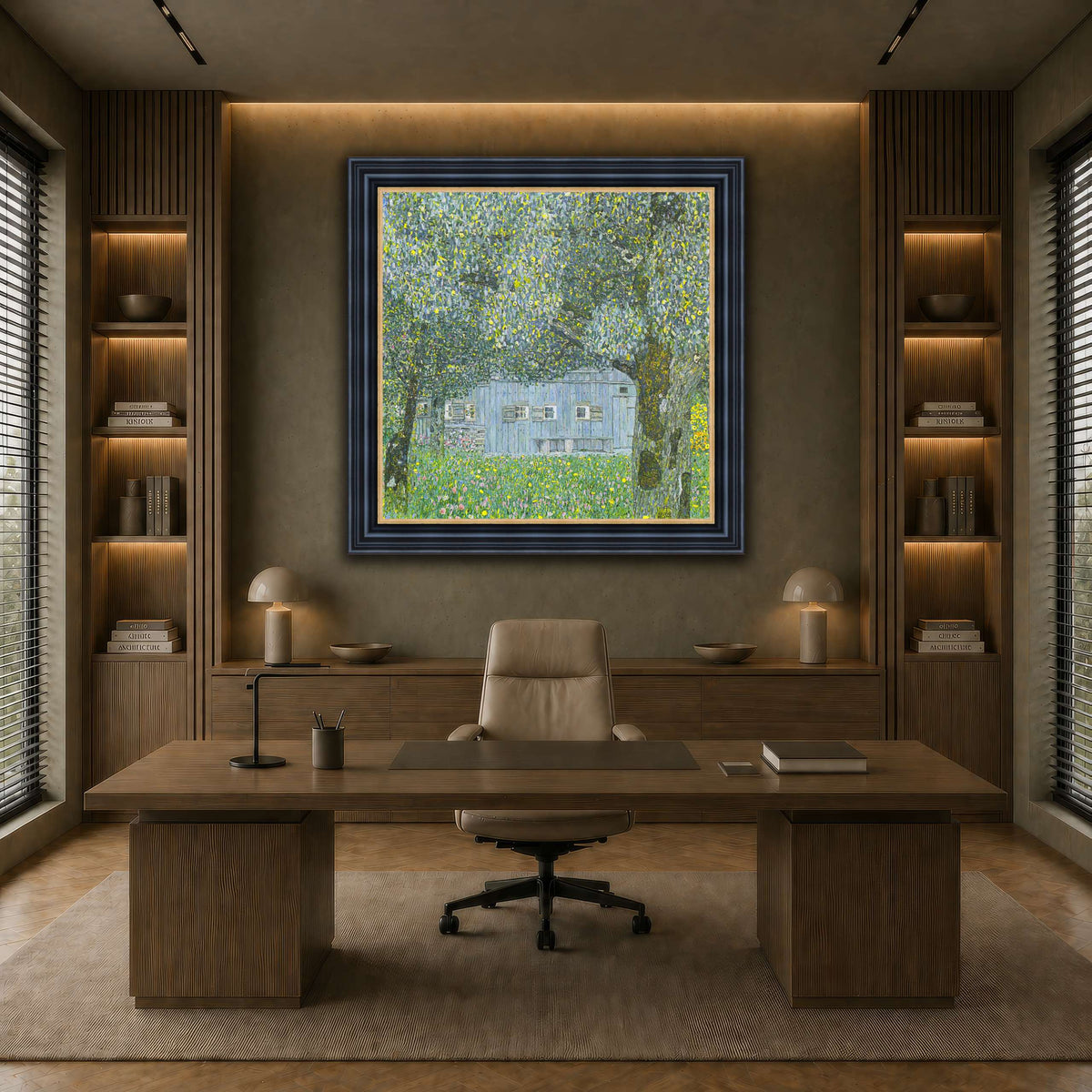 Klimt_-_Oberösterreichisches_Bauernhaus earth-office