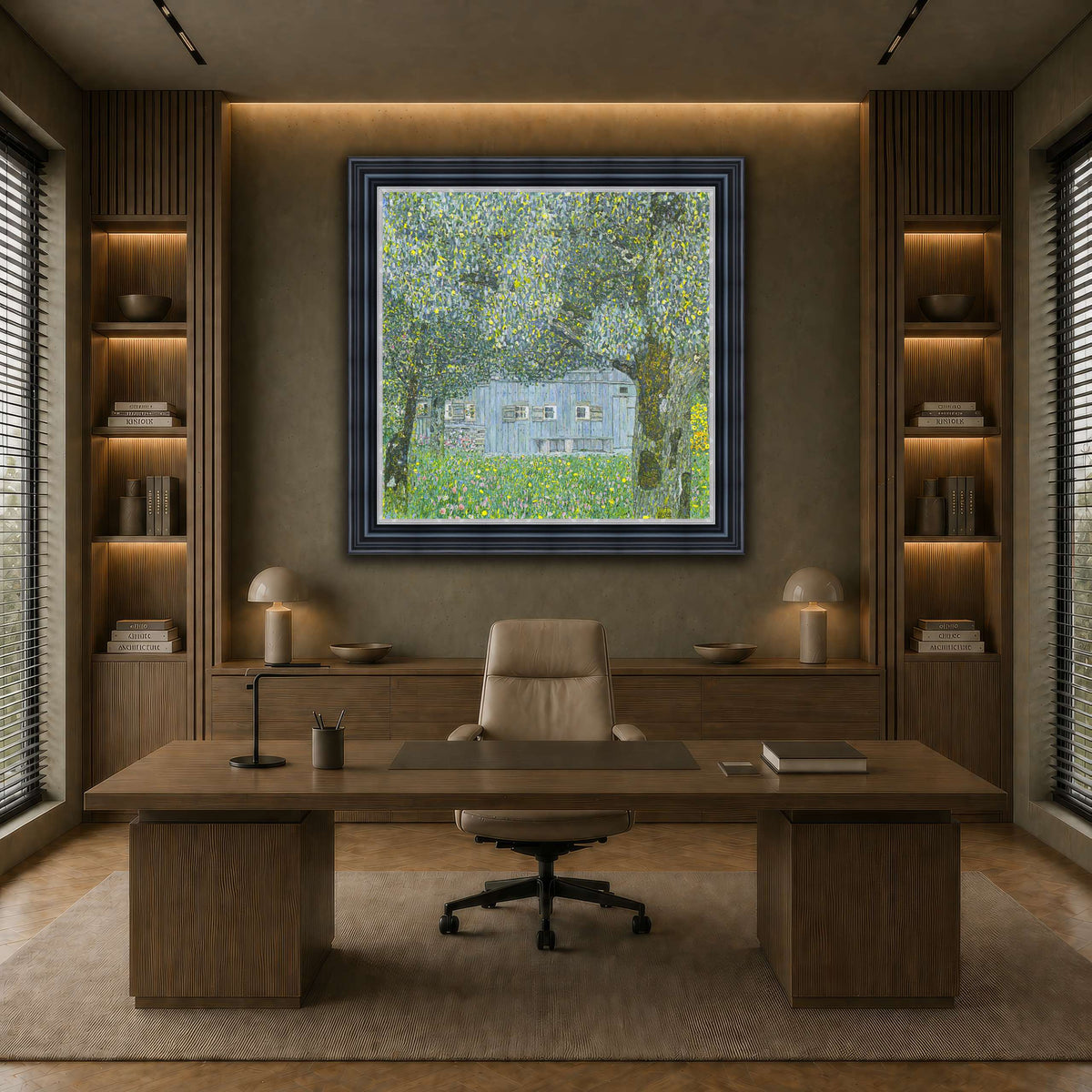 Klimt_-_Oberösterreichisches_Bauernhaus earth-office