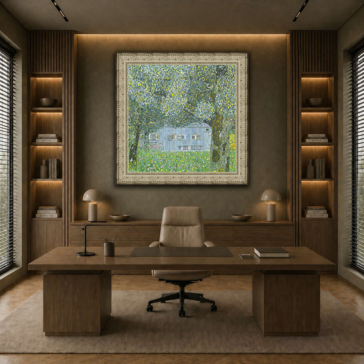 Klimt_-_Oberösterreichisches_Bauernhaus earth-office