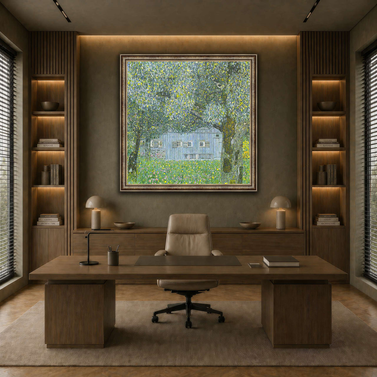Klimt_-_Oberösterreichisches_Bauernhaus earth-office