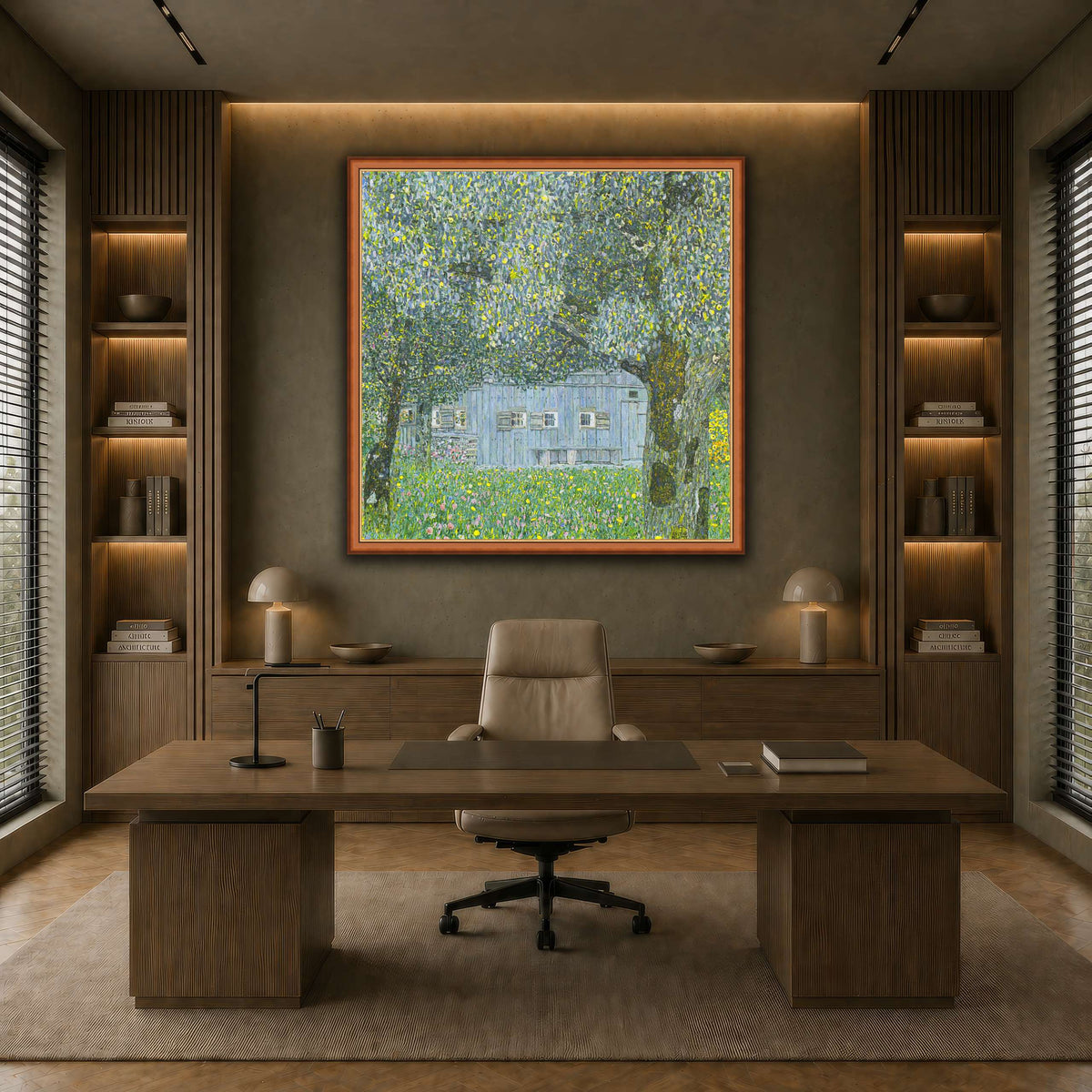 Klimt_-_Oberösterreichisches_Bauernhaus earth-office