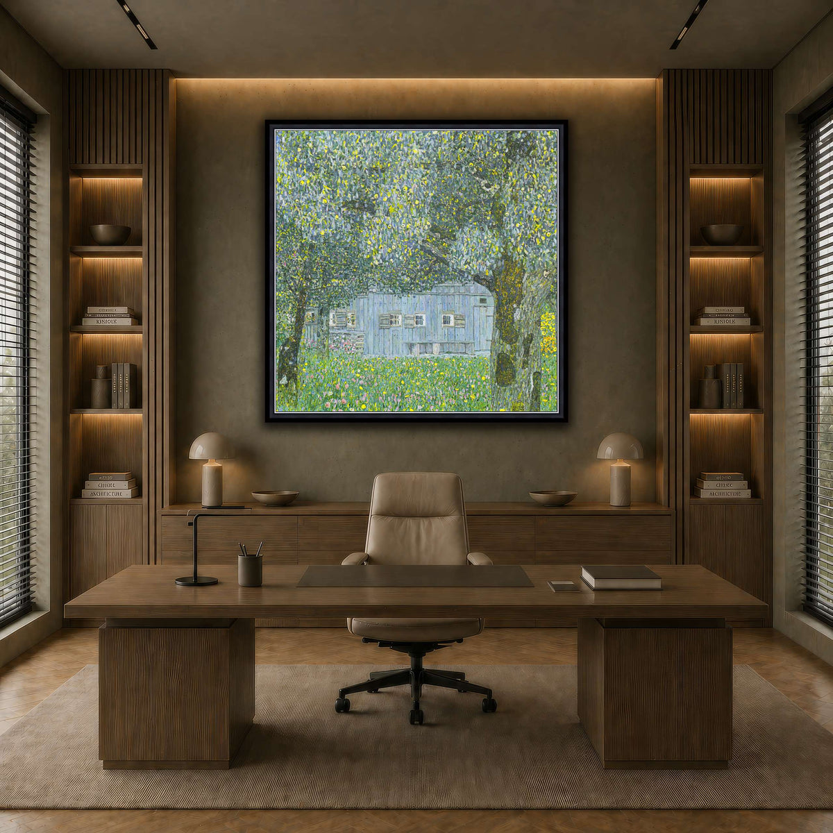 Klimt_-_Oberösterreichisches_Bauernhaus earth-office