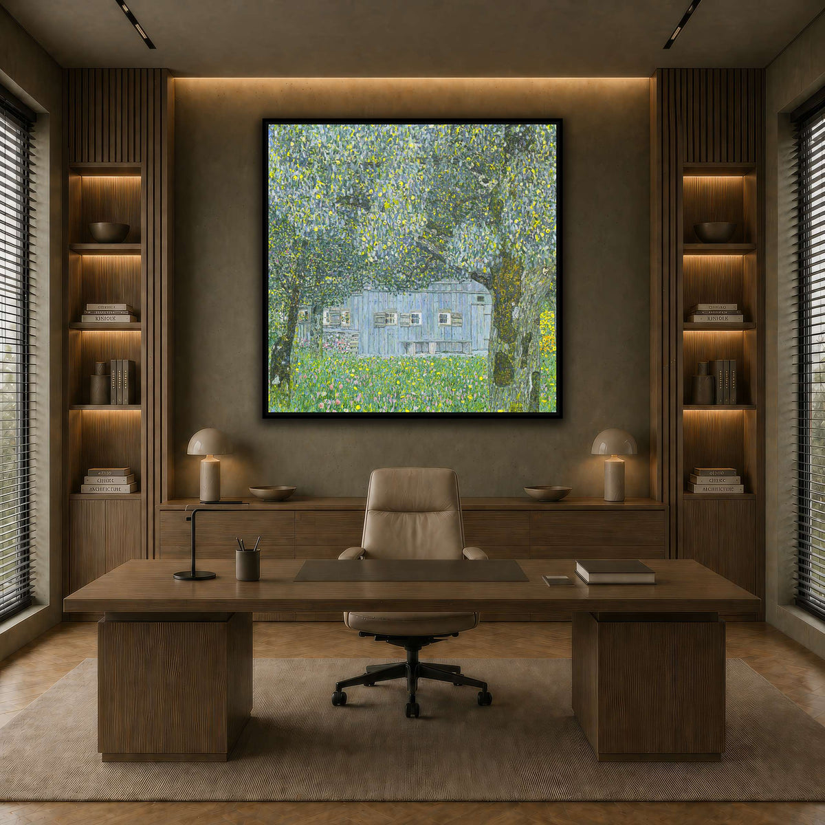 Klimt_-_Oberösterreichisches_Bauernhaus earth-office