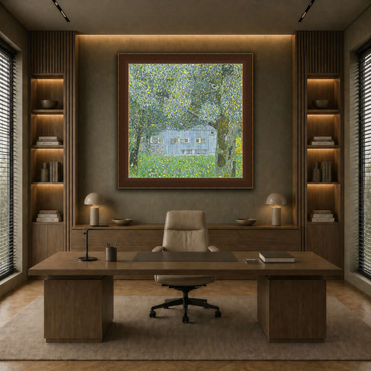 Klimt_-_Oberösterreichisches_Bauernhaus earth-office