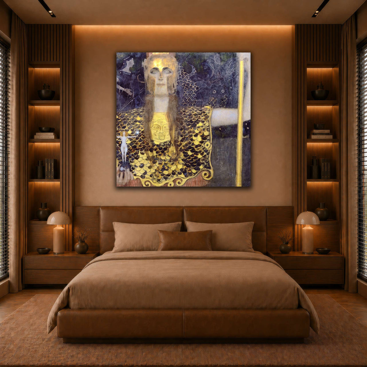 Klimt_-_Pallas_Athene warm-bedroom