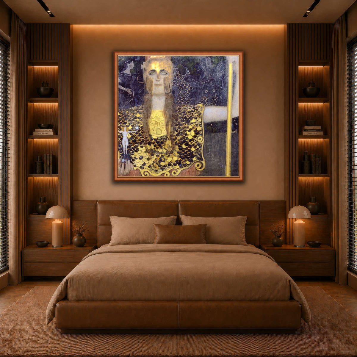 Klimt_-_Pallas_Athene warm-bedroom