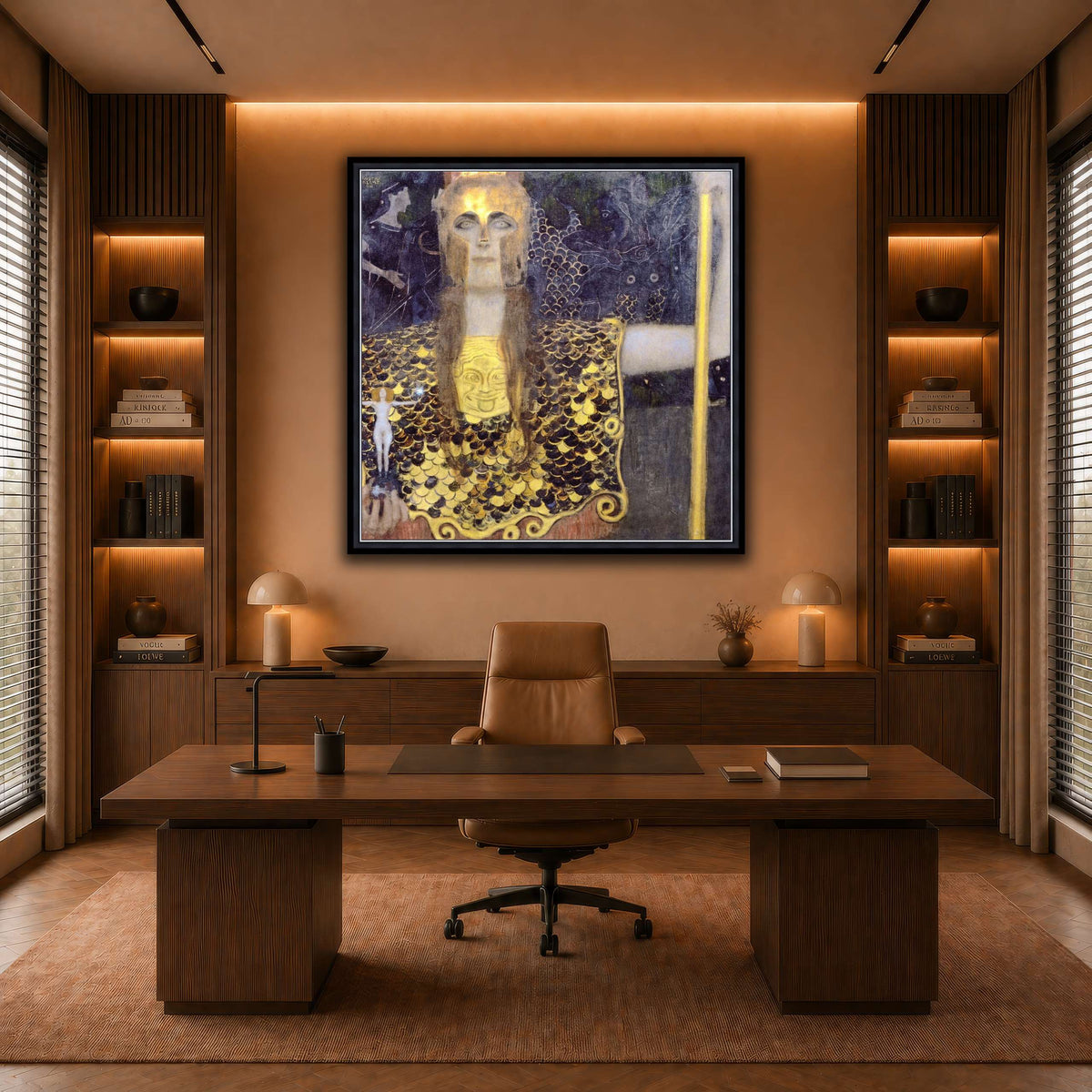 Klimt_-_Pallas_Athene warm-office