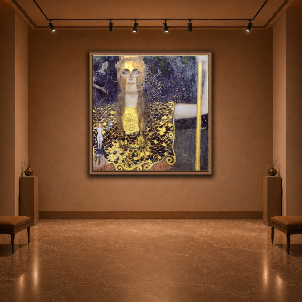 Klimt_-_Pallas_Athene warm-agallery