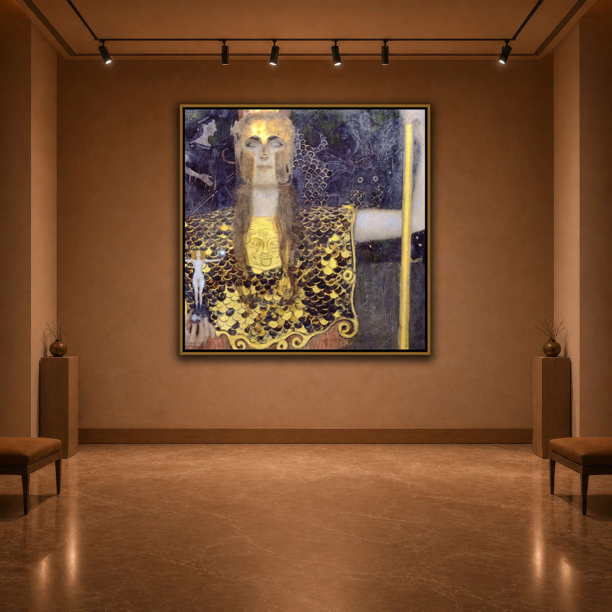 Klimt_-_Pallas_Athene warm-agallery