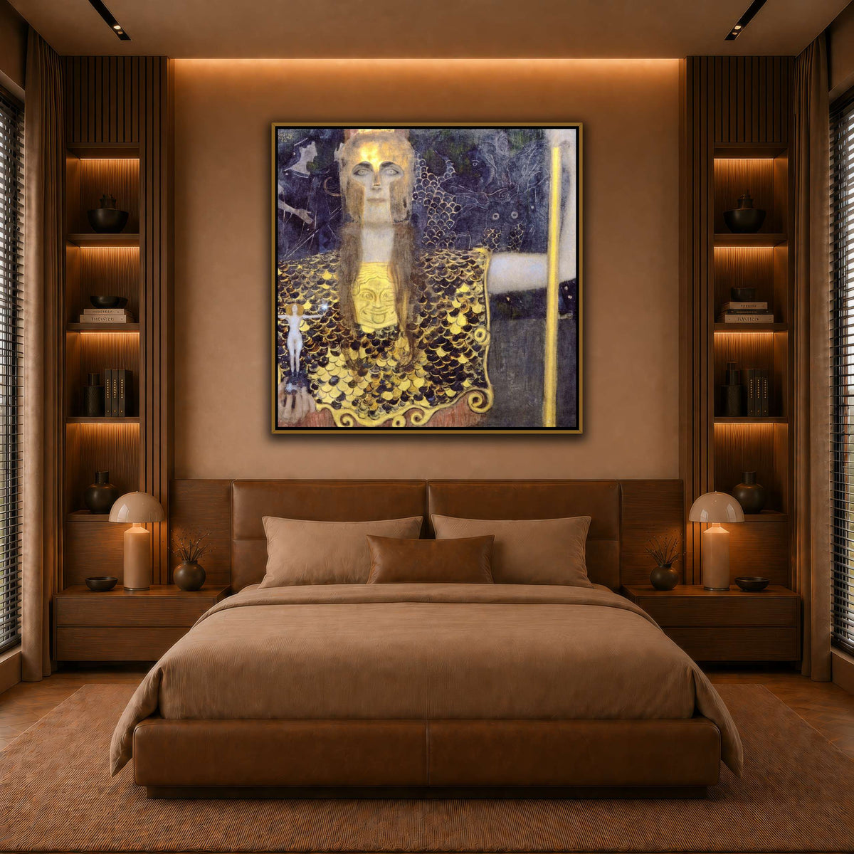 Klimt_-_Pallas_Athene warm-bedroom